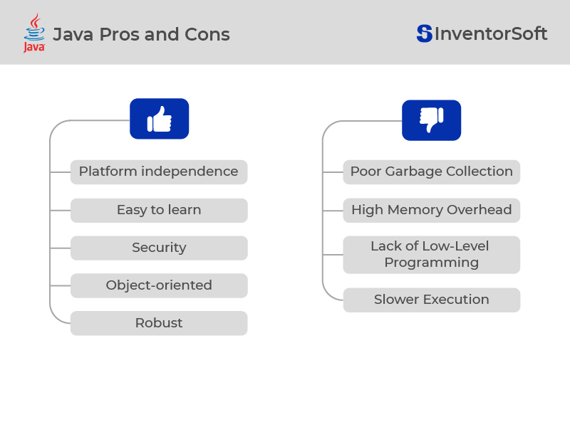 java pros and cons